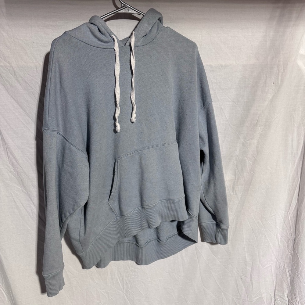 Aerie baby blue hooded sweatshirt Size Large